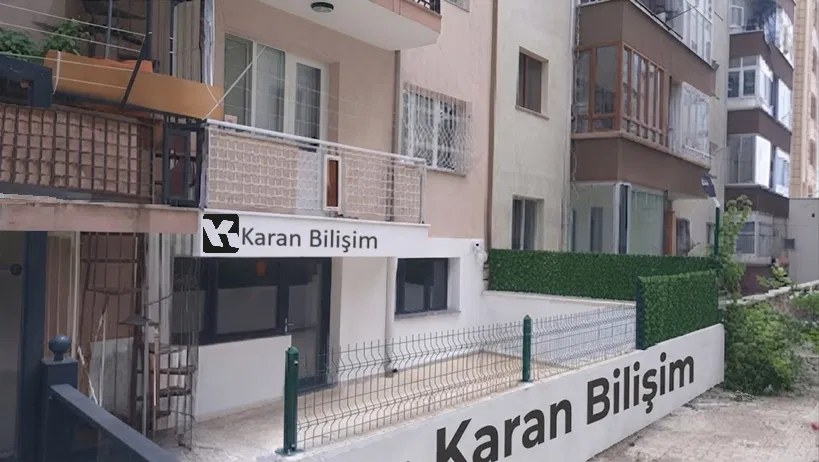 Karan Bilişim konum tabelası